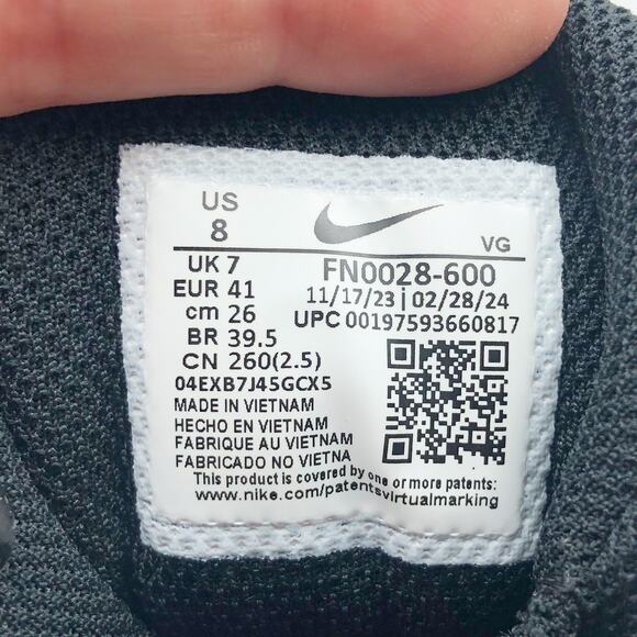 Nike Men's Alpha Menace 4 Shark Football Cleats Size 8 Red White NWOB - Picture 11 of 11